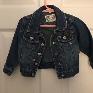 Embroidered denim jacket